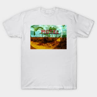 John Margolies Motel Sign Remix T-Shirt